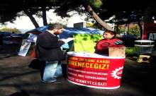 HASTANE YEMEKHANESİNDEN ATILAN TAŞERON İŞÇİLER 21 GÜNDÜR DİRENİŞTE