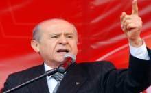 BAHÇELİ. ''MİLLİ İRADE İKİ PARTİNİN KEFESİNE KONULAMAZ''