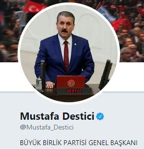 DESTİCİ: ''İSLAM ALEMİNİN BAŞI SAĞOLSUN''