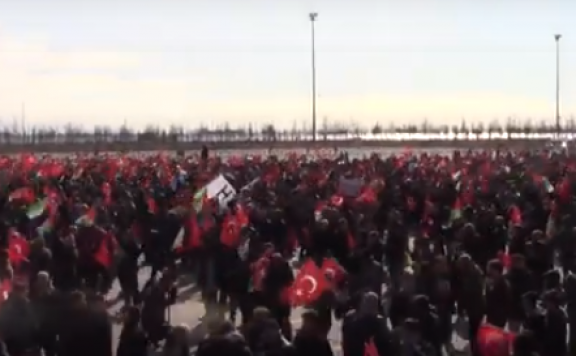 İSTANBUL'DA ''BÜYÜK KÜDÜS MİTİNGİ''